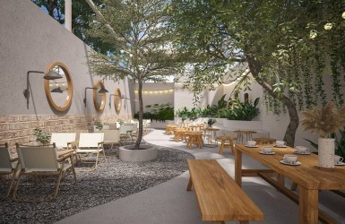 NHÀ Ở KẾT HỢP CAFE CÙNG CÁC GIẢI PHÁP THIẾT KẾ